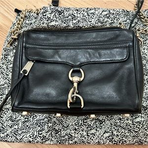 Black Rebecca Minkoff mini MAC crossbody